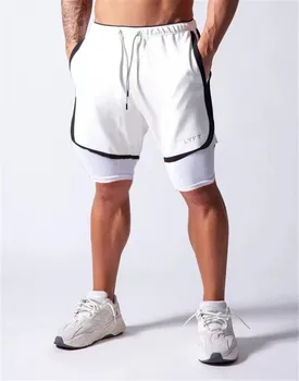 Summer shorts men's new double-layer pocket two-in-one jogging sports shorts men's gym fitness quick-drying shorts bottoms
Summer shorts men's new double-layer pocket two-in-one jogging sports shorts men's gym fitness quick-drying shorts bottoms