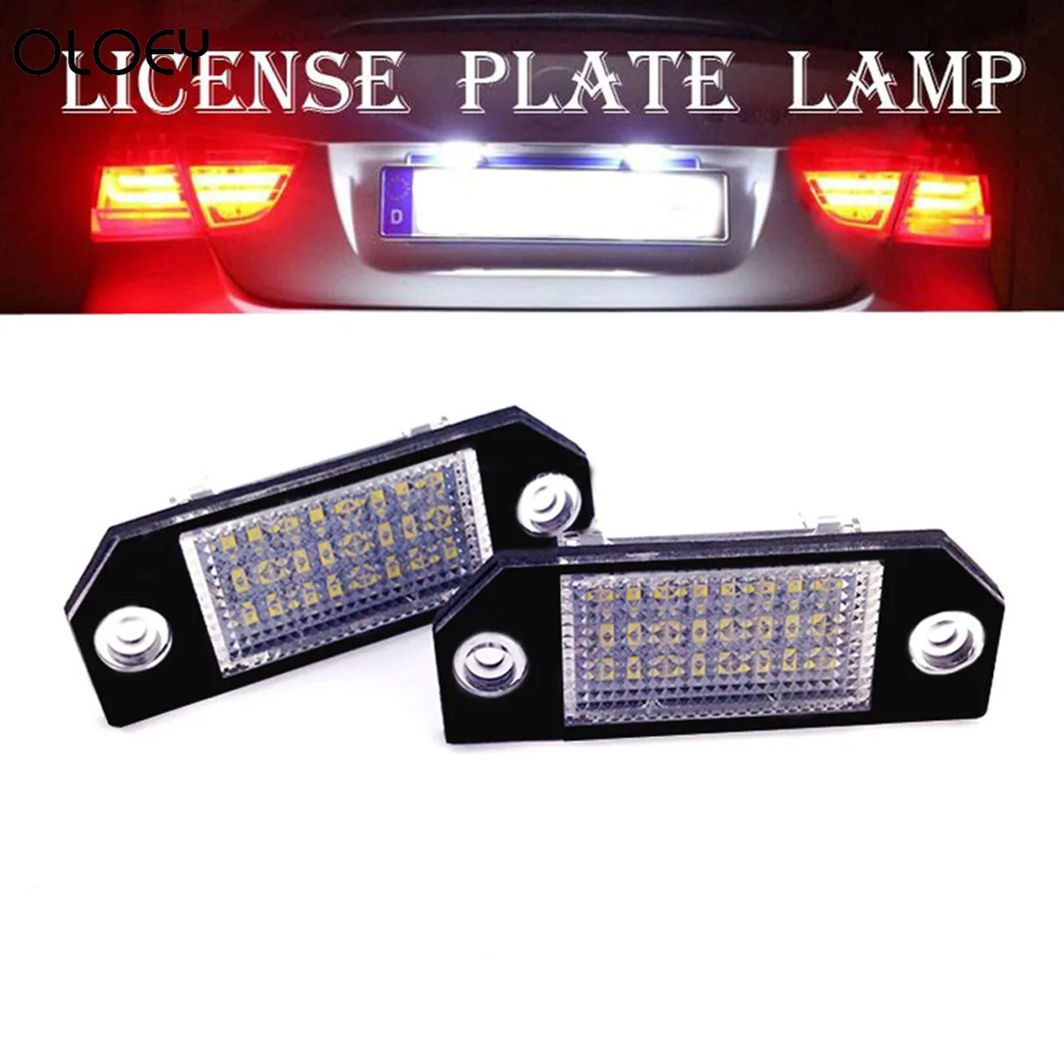 12V 24 LED Plate Light License Plate Light Number Accessories Lamps Car Exterior For F ord Focus
12V 24 LED Plate Light License Plate Light Number Accessories Lamps Car Exterior For F ord Focus