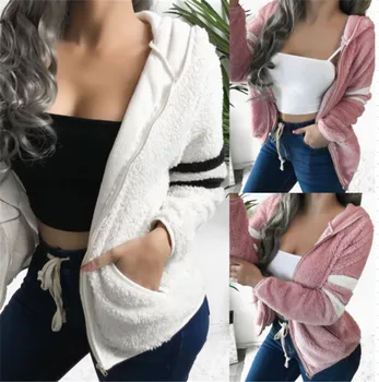 Plus Size Women Winter Warm Hooded Fleece Jacket Ladies Coats Cardigans Outwear
Plus Size Women Winter Warm Hooded Fleece Jacket Ladies Coats Cardigans Outwear