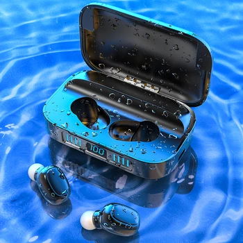 TWS 5.0 500mAh LED Display Super Bass Stereo Earbuds Noise Cancelling Waterproof IPX7 With Dual Mic For Gaming,Sport 9D Sound
TWS 5.0 500mAh LED Display Super Bass Stereo Earbuds Noise Cancelling Waterproof IPX7 With Dual Mic For Gaming,Sport 9D Sound