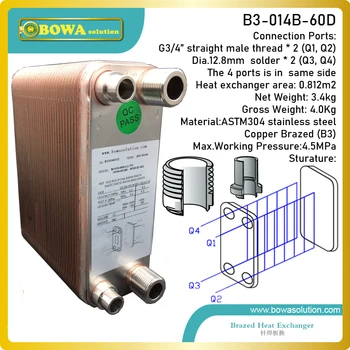 60 plates low height and compact size PHE is for R410a air conditioners or heat pump equipments, replace XB plate heat exchanger
60 plates low height and compact size PHE is for R410a air conditioners or heat pump equipments, replace XB plate heat exchanger