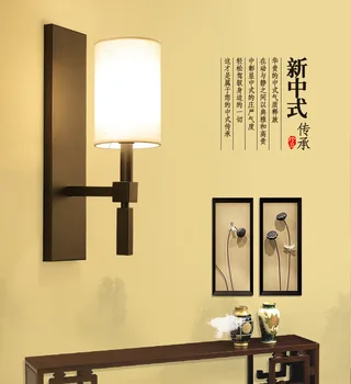 New Chinese Style Wall Lamp Bedside Bedroom Wall Lamp Modern Simple Retro Hotel Aisle Light Living Room Bedroom
New Chinese Style Wall Lamp Bedside Bedroom Wall Lamp Modern Simple Retro Hotel Aisle Light Living Room Bedroom