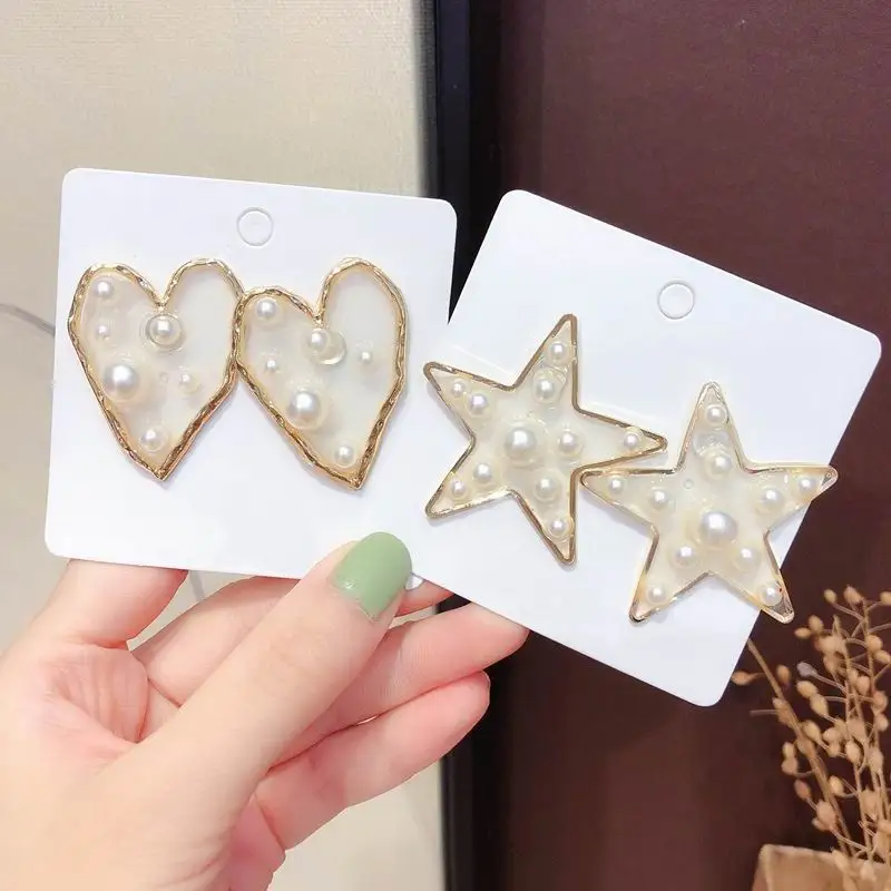 Personality Big Heart Star Earrings For Women 2019 New Statement Earrings Fashion Jewelry Street Style
Personality Big Heart Star Earrings For Women 2019 New Statement Earrings Fashion Jewelry Street Style