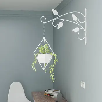 Garden Wrought Iron Wall Mounted Hanging Basket Hook Plant Flower Pot Hanger Balcony Home Decoration Garden Supplies
Garden Wrought Iron Wall Mounted Hanging Basket Hook Plant Flower Pot Hanger Balcony Home Decoration Garden Supplies