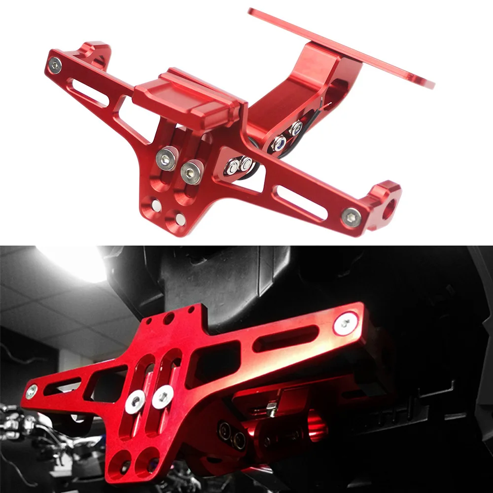 Universal Motorcycle Adjustable Angle Rear License Number Plate Mount Holder Bracket with LED Light For YAMAHA BWS
Universal Motorcycle Adjustable Angle Rear License Number Plate Mount Holder Bracket with LED Light For YAMAHA BWS