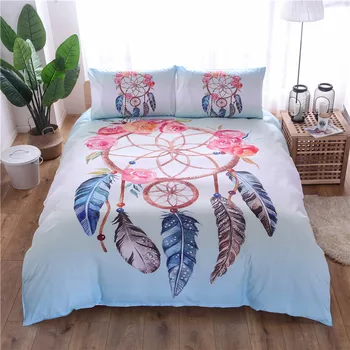 Dreamcatcher Print Bed Linen Bedding Set Sheet Single Full Double Queen Bohemian White Bedclothes 3PCS Home Textiles Duvet Cover
Dreamcatcher Print Bed Linen Bedding Set Sheet Single Full Double Queen Bohemian White Bedclothes 3PCS Home Textiles Duvet Cover