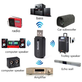 USB Bluetooth Adapter Car Speaker Wireless Audio Bluetooth Stick 3.5mm Bluetooth Audio Receiver
USB Bluetooth Adapter Car Speaker Wireless Audio Bluetooth Stick 3.5mm Bluetooth Audio Receiver