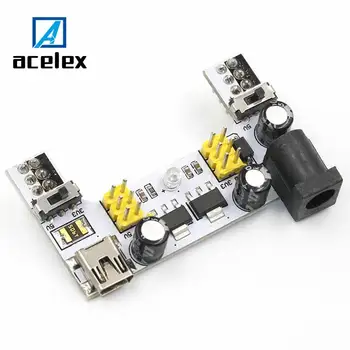 MB102 Mini USB Interface Breadboard Power Supply Module MB-102 Module For Arduino White DC 7-12V 2 Channel Board
MB102 Mini USB Interface Breadboard Power Supply Module MB-102 Module For Arduino White DC 7-12V 2 Channel Board