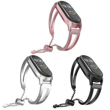 For Xiaomi Mi Band 3 4 Stainless Steel Bracelet Women Fashion Smart Watch Band Strap Bracelet NFC Model Girl Replacement Band 
For Xiaomi Mi Band 3 4 Stainless Steel Bracelet Women Fashion Smart Watch Band Strap Bracelet NFC Model Girl Replacement Band