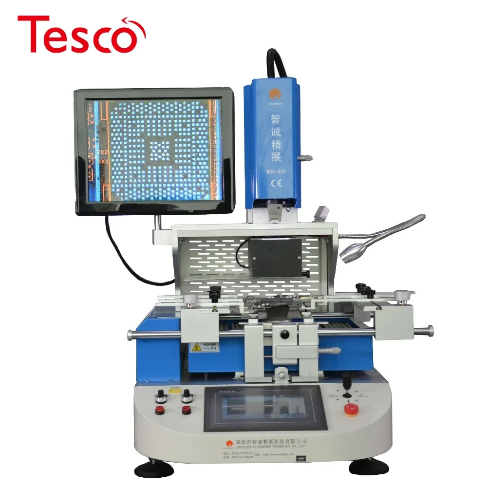 BGA Repair Machine WDS-620 Automatic Estacion de Soldadura for Computer/Mobile phone Motherboard Repairing and Rework Station
BGA Repair Machine WDS-620 Automatic Estacion de Soldadura for Computer/Mobile phone Motherboard Repairing and Rework Station