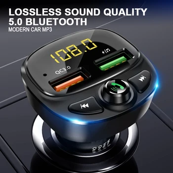 WIPERSIGNS Car Kit Bluetooth 5.0 FM Transmitter Wireless Hands Free LCD MP3 Player Dual USB Car Auto Fast Charger FM Modulator
WIPERSIGNS Car Kit Bluetooth 5.0 FM Transmitter Wireless Hands Free LCD MP3 Player Dual USB Car Auto Fast Charger FM Modulator