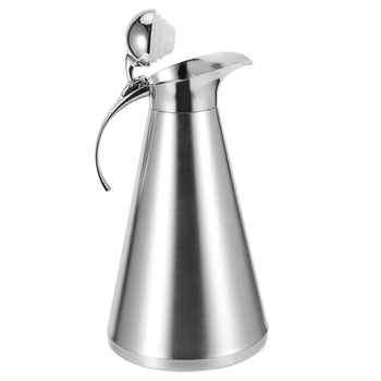 2L Silver Sanding Stainless Steel Double-Deck Vacuum Thermal Insulation Pot Kettle Coffee Tea Bottle Teapot Drip
2L Silver Sanding Stainless Steel Double-Deck Vacuum Thermal Insulation Pot Kettle Coffee Tea Bottle Teapot Drip