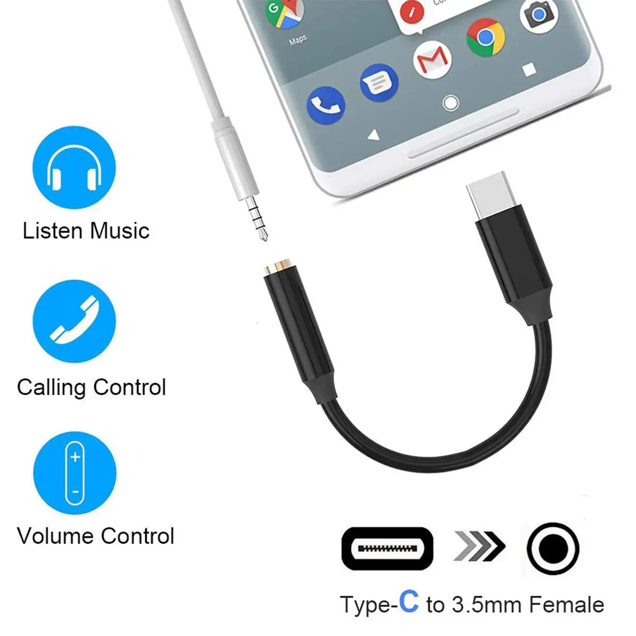 Meizu Headphone Amplifier HiFi lossless DAC Type-C to 3.5mm audio adapter Cirrus 21988 Chip 600ou PCM 32bit/384k DSD 128
Meizu Headphone Amplifier HiFi lossless DAC Type-C to 3.5mm audio adapter Cirrus 21988 Chip 600ou PCM 32bit/384k DSD 128