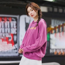 INMAN 2020 bahar yeni varış düz renk İpli Hoodies kapalı omuz Casual moda kazak(China)