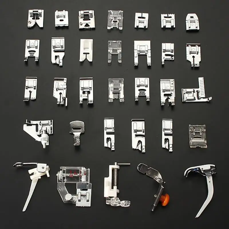 32PCS Domestic Sewing Machine Foot Feet Snap On For Brother Singer Set 100% brand new Multifunctional Sewing Accessories Purpose
32PCS Domestic Sewing Machine Foot Feet Snap On For Brother Singer Set 100% brand new Multifunctional Sewing Accessories Purpose