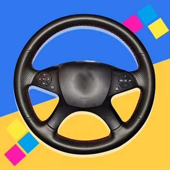 Auto Braid On The Steering Wheel Cover for Mercedes Benz W204 C-Class 2007-2010 C280 C230 C180 C260 C200 C300 Car Wheel Covers
Auto Braid On The Steering Wheel Cover for Mercedes Benz W204 C-Class 2007-2010 C280 C230 C180 C260 C200 C300 Car Wheel Covers