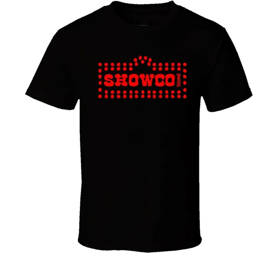Showco Sound distent красная рубашка с логотипом черная белая футболка Мужская Бесплатная