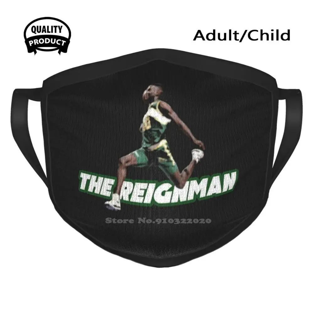 

Shawn Kemp Designer Black Breathable Reusable Mouth Mask Shawn Kemp Gary Payton Barkely Michael Slam Malone Jam Basketball