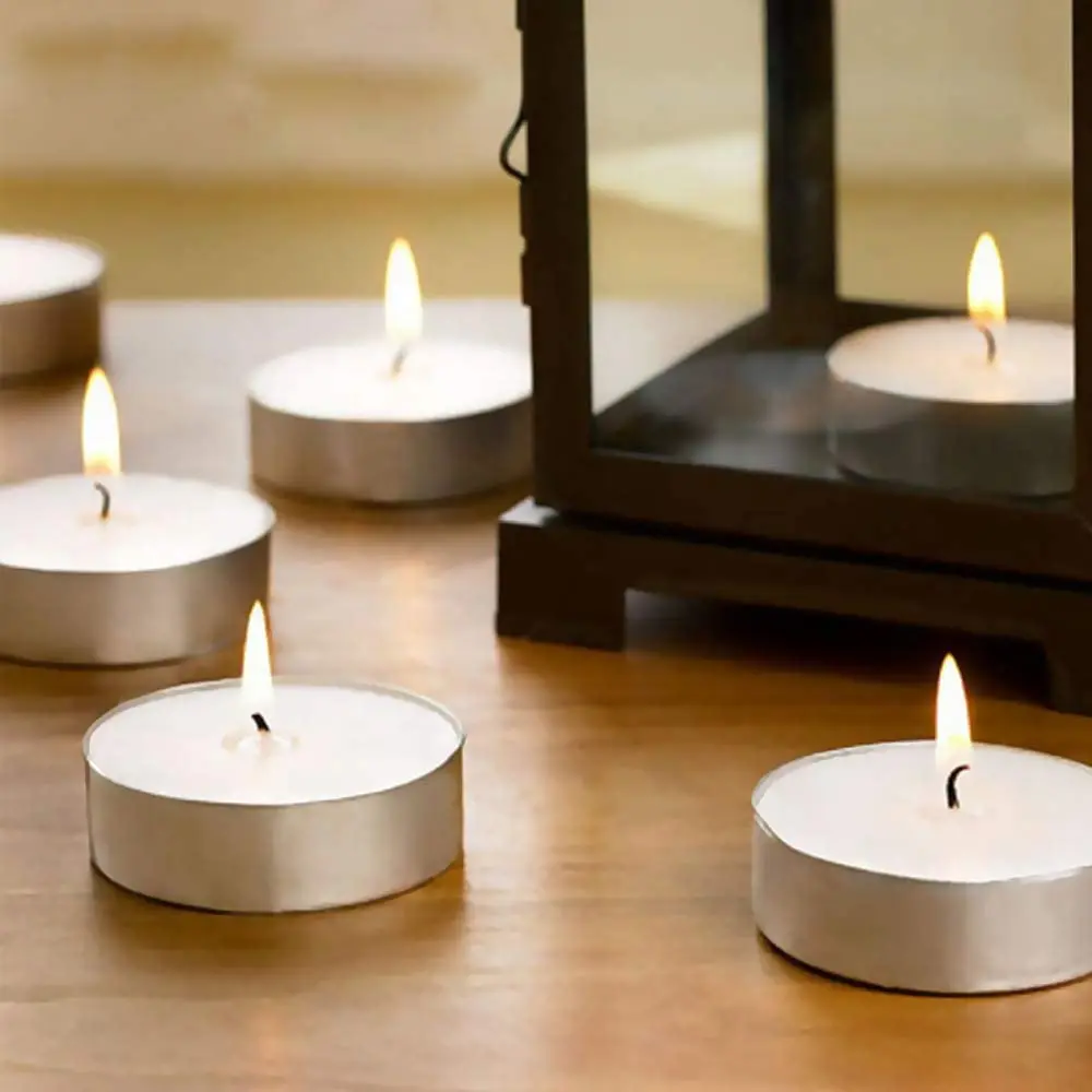 50PCS Empty Aluminum Tealight Candle Wax Tins Jars Cases Containers Molds Holders for DIY Candle Making Supplies 3.8x1.58cm
50PCS Empty Aluminum Tealight Candle Wax Tins Jars Cases Containers Molds Holders for DIY Candle Making Supplies 3.8x1.58cm