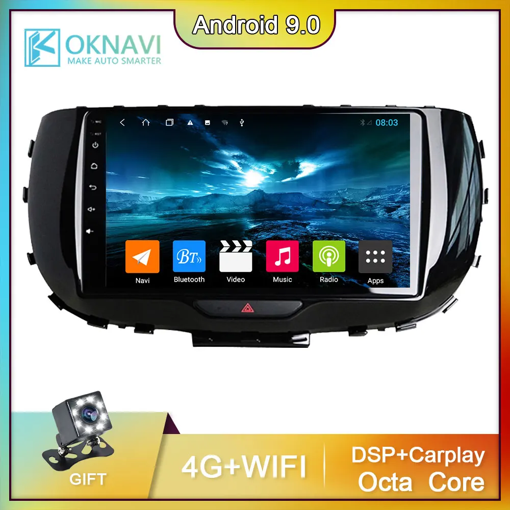 Android 9.0 For Kia Soul 2019-2020 GPS 2Din Radio Support DSP Carplay Rear Camera WIFI 4G Navigation Car Multimedia DVD Player
Android 9.0 For Kia Soul 2019-2020 GPS 2Din Radio Support DSP Carplay Rear Camera WIFI 4G Navigation Car Multimedia DVD Player