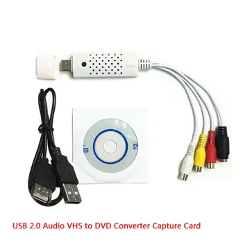 USB 2.0 Audio VHS RCA To DVD Converter Capture Card Analog Video To Digital Video Tapes To DVD Converter
USB 2.0 Audio VHS RCA To DVD Converter Capture Card Analog Video To Digital Video Tapes To DVD Converter