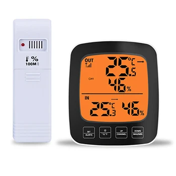 Large Screen Indoor and Outdoor Temperature and Humidity Table Clock Upper Limit Lower Limit Alarm Wall Clock with Back
Large Screen Indoor and Outdoor Temperature and Humidity Table Clock Upper Limit Lower Limit Alarm Wall Clock with Back