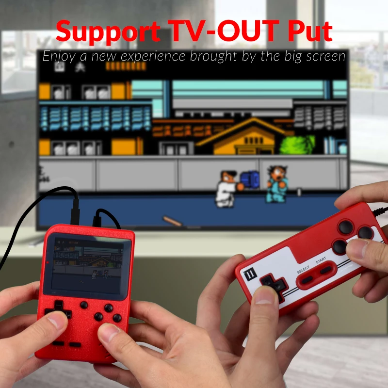 Retro Video Game Box 400 In 1 Gameboy Arcade Console Machine Retroboy Video-game Handheld Stick Tv 2 Player 8 Bit Juego Portatil
Retro Video Game Box 400 In 1 Gameboy Arcade Console Machine Retroboy Video-game Handheld Stick Tv 2 Player 8 Bit Juego Portatil