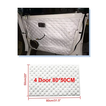 4PCS Car 4 Door Sound Heat Insulation Pad Cotton Mat For Mercedes W203 W211 W204 W210 Benz BMW F10 E34 E30 F20 X5 E70 50*80cm 
4PCS Car 4 Door Sound Heat Insulation Pad Cotton Mat For Mercedes W203 W211 W204 W210 Benz BMW F10 E34 E30 F20 X5 E70 50*80cm