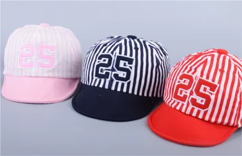DHL 100pcs Cute Summer Digital 25 Striped Baseball Cap Infant Cotton Unisex Toddlers Sun
DHL 100pcs Cute Summer Digital 25 Striped Baseball Cap Infant Cotton Unisex Toddlers Sun
