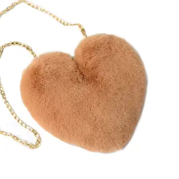 Heart Hairy Mini Shoulder Bags Furry Plush Messenger Bags Handbag for Women 85WB
Heart Hairy Mini Shoulder Bags Furry Plush Messenger Bags Handbag for Women 85WB