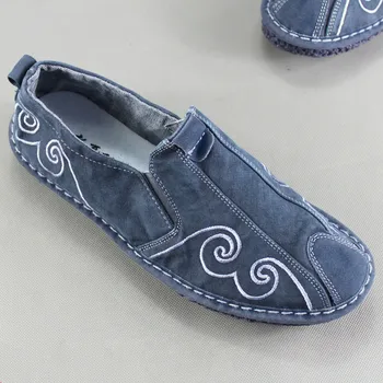 Summer and autumn old Beijing cloth shoes men's denim canvas shoes set foot flat embroidered casual comfortable low men's shoes
Summer and autumn old Beijing cloth shoes men's denim canvas shoes set foot flat embroidered casual comfortable low men's shoes