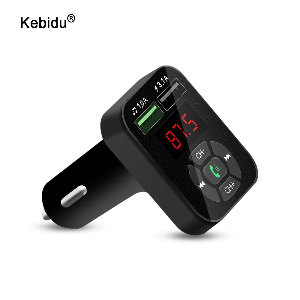 FM Transmitter Aux Modulator Bluetooth Handsfree Car Kit Car Audio MP3 Player Adapter 4.1A Quick Charge Dual USB Car Charger
FM Transmitter Aux Modulator Bluetooth Handsfree Car Kit Car Audio MP3 Player Adapter 4.1A Quick Charge Dual USB Car Charger