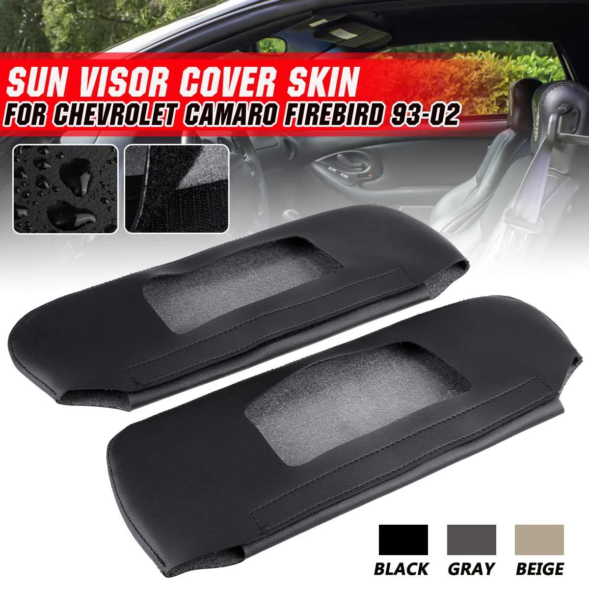 2 шт., сменный козырек от солнца для Chevrolet, Camaro, Firebird 1993, 1994, 1995, 1996, 1997, 1998, 1999, 2000, 2001, 2002
2 шт., сменный козырек от солнца для Chevrolet, Camaro, Firebird 1993, 1994, 1995, 1996, 1997, 1998, 1999, 2000, 2001, 2002