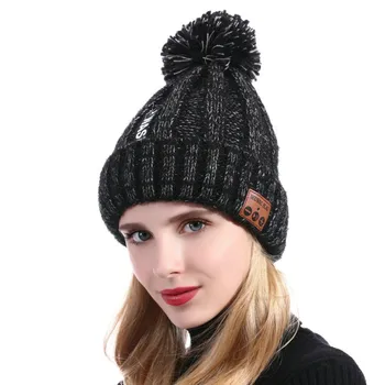 Classic Bluetooth 4.2 Headphones Hat Warm Beanie Winter Autumn Wireless Music Earphones Hat Woolen Material Black Grey
Classic Bluetooth 4.2 Headphones Hat Warm Beanie Winter Autumn Wireless Music Earphones Hat Woolen Material Black Grey