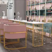 Simple set of Manicure table and chair light luxury Nordic double manicure table iron economy net
Simple set of Manicure table and chair light luxury Nordic double manicure table iron economy net