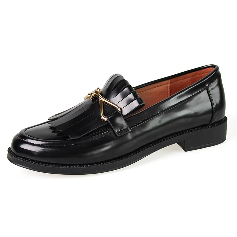 British-Style 2019 Spring And Autumn New Style Korean-style Versatile Network Red Black Shoes Flat Loafers Tassels Buckle Shoes
British-Style 2019 Spring And Autumn New Style Korean-style Versatile Network Red Black Shoes Flat Loafers Tassels Buckle Shoes