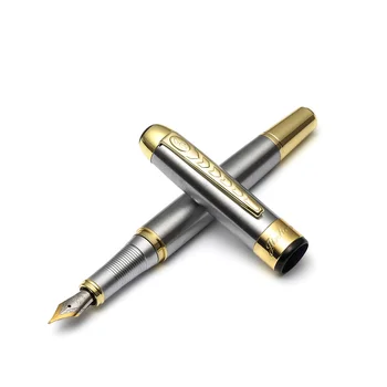 Jinhao Gold Arrow Fountain ink Pen, Luxury Vintage Color polished Barrel Steel Metal Fine Nib, Office gift School Student F062
Jinhao Gold Arrow Fountain ink Pen, Luxury Vintage Color polished Barrel Steel Metal Fine Nib, Office gift School Student F062