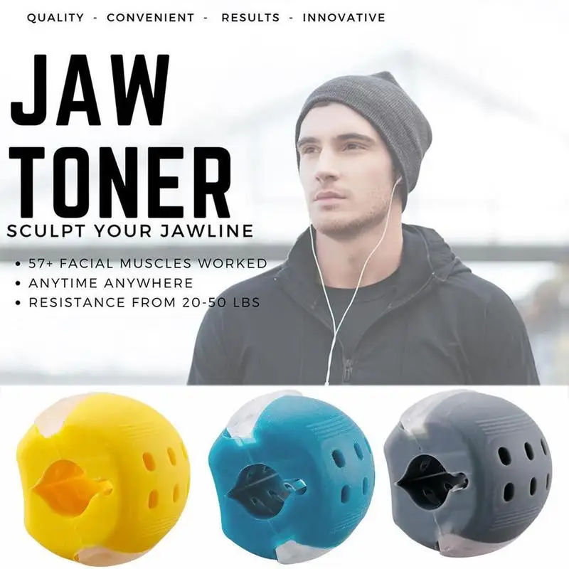 1SET Jaw Training Device Muscle Training Ball Chewing Device Face And Neck Exercise Ball Strength Trainer Expander Equipment
1SET Jaw Training Device Muscle Training Ball Chewing Device Face And Neck Exercise Ball Strength Trainer Expander Equipment