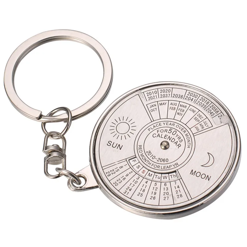1 Pc Perpetual Calendar Keychain Holder Metal 50 Years Calendar KeyRing Keyfob Unique Compass Key Holder Handbag Pendant
1 Pc Perpetual Calendar Keychain Holder Metal 50 Years Calendar KeyRing Keyfob Unique Compass Key Holder Handbag Pendant