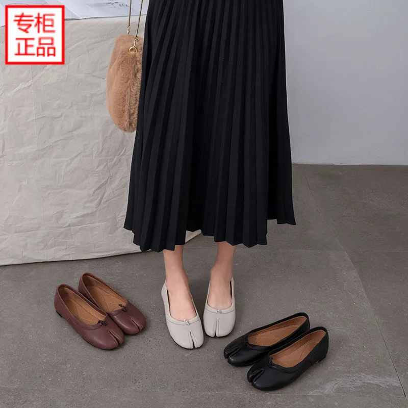 2019 Spring New Style Toe Shoes Women's Split Toe Low-Cut Leather Shoes Flat Rumex Horse Trotter Korean Wave Anti-slip
2019 Spring New Style Toe Shoes Women's Split Toe Low-Cut Leather Shoes Flat Rumex Horse Trotter Korean Wave Anti-slip
