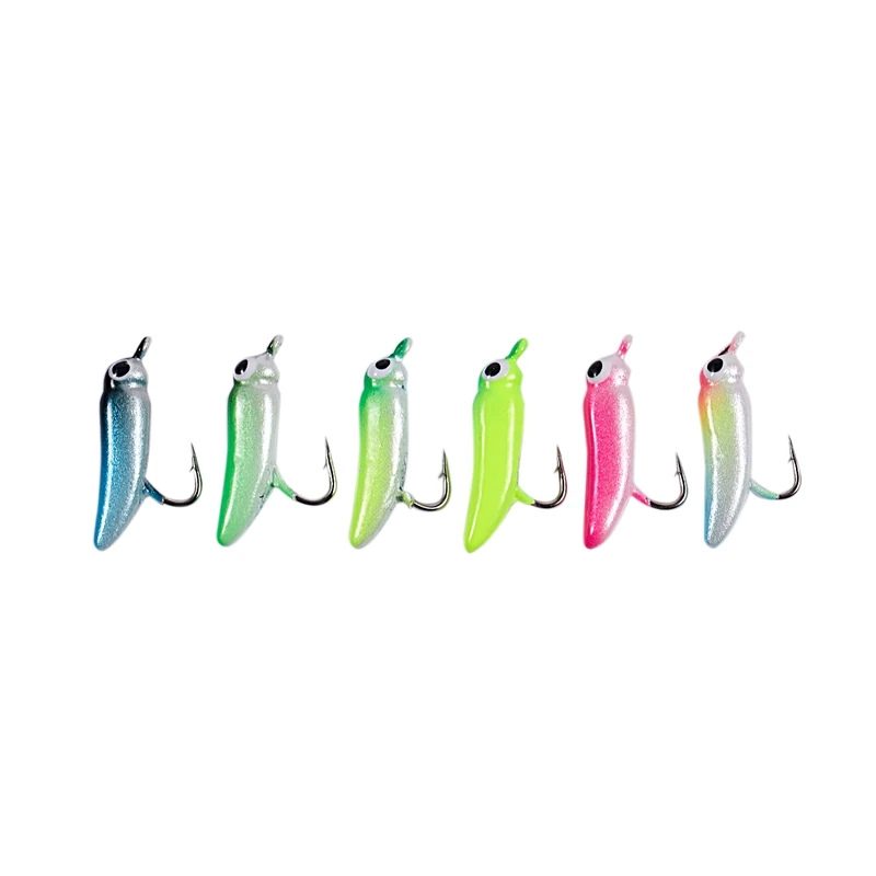 6PCS/Lot Winter Ice Fishing Hook Lure Quality Mini Metal Bait Fish 1.9Cm 1.1G Lead Head Hook Bait Jigging Fishing Tackle
6PCS/Lot Winter Ice Fishing Hook Lure Quality Mini Metal Bait Fish 1.9Cm 1.1G Lead Head Hook Bait Jigging Fishing Tackle