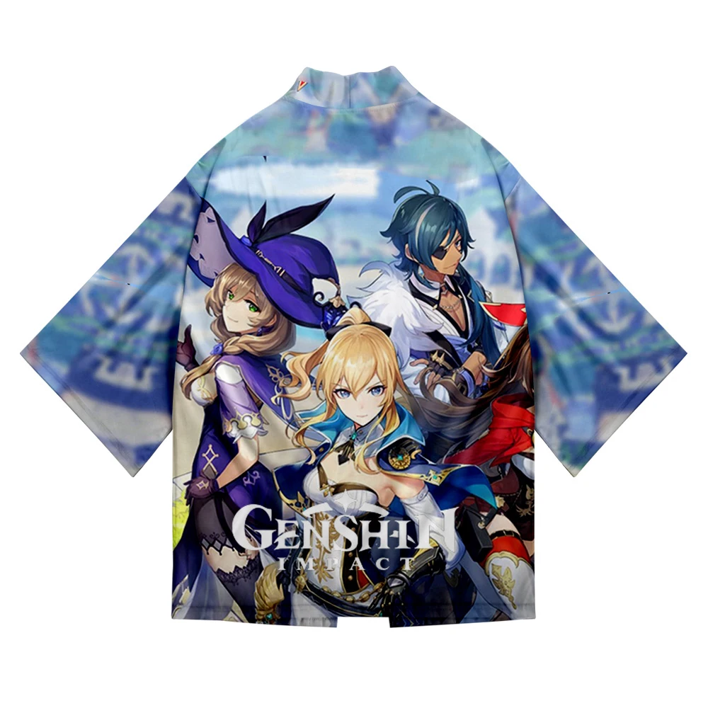 Genshin Impact 3D Print Summer Holiday Women/Men Three Quarter Sleeve Trend Blouse Funk Kimono Youthful vitality Style
Genshin Impact 3D Print Summer Holiday Women/Men Three Quarter Sleeve Trend Blouse Funk Kimono Youthful vitality Style
