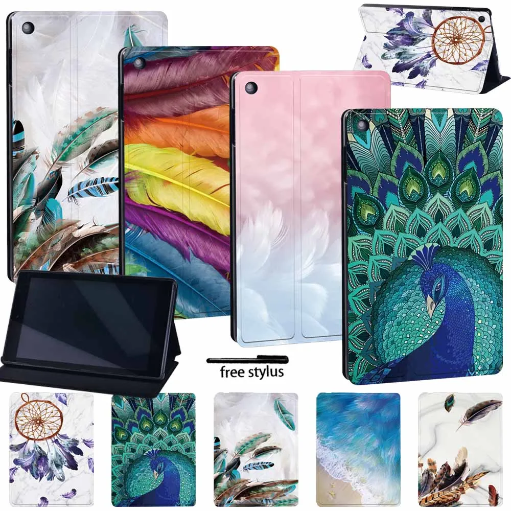 Tablet Case for Amazon Fire 7 (5/7/9th) HD8 (6/7/8th) HD10(5/7/9th) Slim Pu Leather Feather Series Tablet Cover
Tablet Case for Amazon Fire 7 (5/7/9th) HD8 (6/7/8th) HD10(5/7/9th) Slim Pu Leather Feather Series Tablet Cover