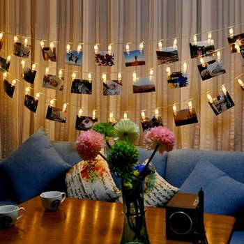 Battery Powered Wall Decoration Celebration Photo Clips String Lights NEW Creative Hanging Photos Lamp Paintings Pictures Card
Battery Powered Wall Decoration Celebration Photo Clips String Lights NEW Creative Hanging Photos Lamp Paintings Pictures Card