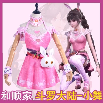 New Arrival Anime Dou Luo Continent Xiaowu Cosplay Costumes Pink Rabbit Dress Adult Female Role Play Prop Clothing Custom-Make
New Arrival Anime Dou Luo Continent Xiaowu Cosplay Costumes Pink Rabbit Dress Adult Female Role Play Prop Clothing Custom-Make