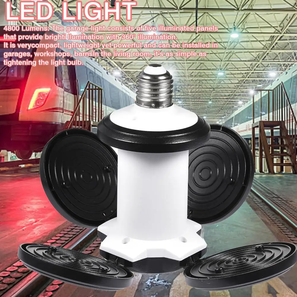 1/2/4 Pcs LED Football Light 360 Degree Folding Garage Light for Workshop Warehouse Factory Bedroom Ceiling Lamps
1/2/4 Pcs LED Football Light 360 Degree Folding Garage Light for Workshop Warehouse Factory Bedroom Ceiling Lamps