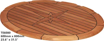 600mm x 800mm Ellipse Shaped Teak Table Top with Nautic Star Marine Boat RV TE6080 
600mm x 800mm Ellipse Shaped Teak Table Top with Nautic Star Marine Boat RV TE6080