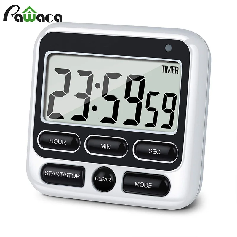 Large Display Magnetic Digital Kitchen Timer Cooking Timer clock Alarm-Counters Countdown up Alarmclock Stopwatch Back Stand
Large Display Magnetic Digital Kitchen Timer Cooking Timer clock Alarm-Counters Countdown up Alarmclock Stopwatch Back Stand