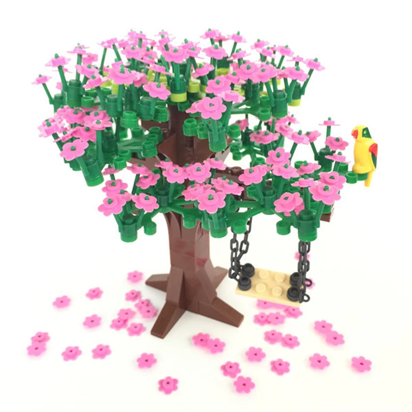 Фото Детский набор дерево сакуры качели аксессуары для игрушек Дерево желаний
