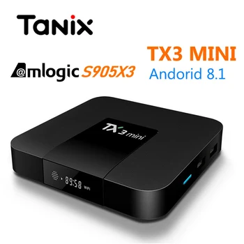 Tanix TX3 mini Android 8.1 TV Box Amlogic S905W Quad Core Set Top Box TX3 2.4G Wifi Netflix 4K Google Play android smart tv box 
Tanix TX3 mini Android 8.1 TV Box Amlogic S905W Quad Core Set Top Box TX3 2.4G Wifi Netflix 4K Google Play android smart tv box